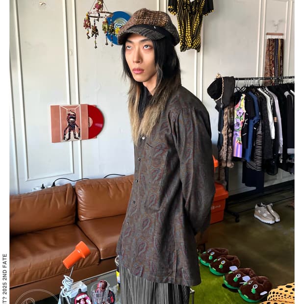 90-00s Pierre Balmain Old Paisley Shirt