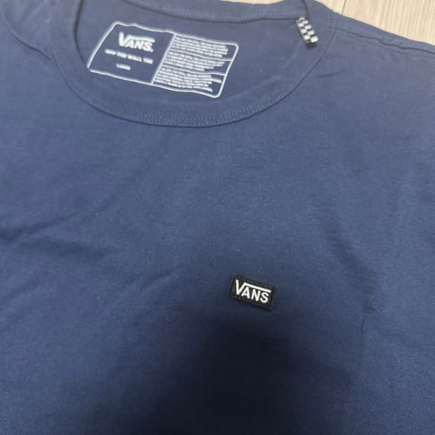 반스 네이비 티셔츠 XL