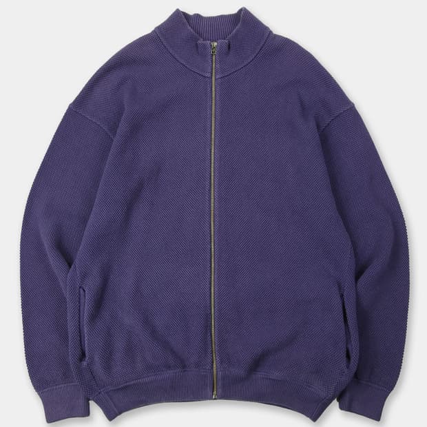 crepuscule Moss Stitch Zip Cardigan