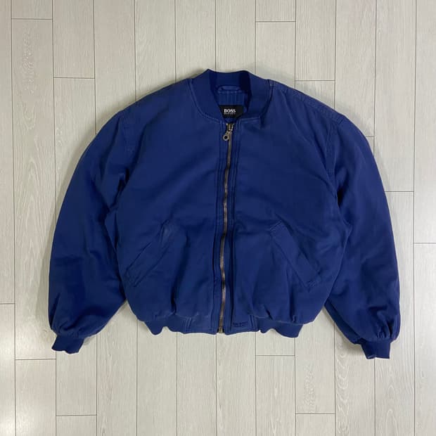 [L] 80s 휴고보스 Hugo Boss 봄버 블루종 자켓