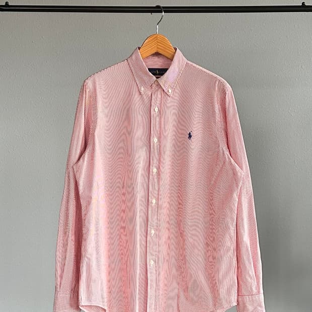 [L]폴로 랄프로렌 클래식핏 스트라이프 시어서커 셔츠