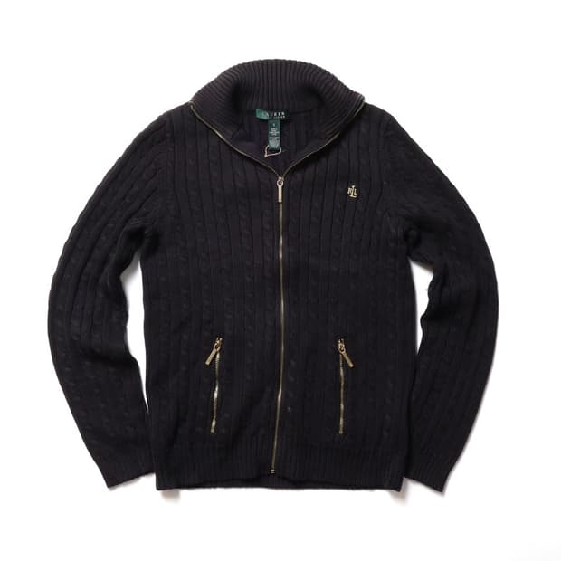 로렌 랄프로렌Lauren Ralph Lauren  Knit Zip up
