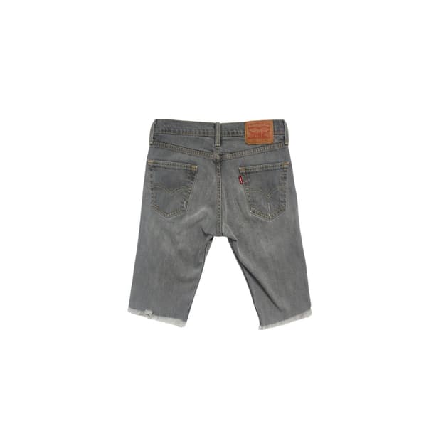 LEVI'S classic grey denim carpri pants