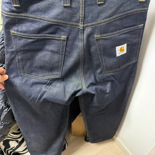 (3번실착)칼하트 브래든 팬츠 스미스 블루 리지드