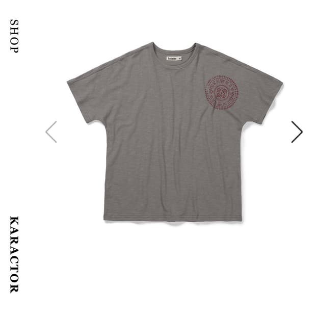 Karactor 카락터 Boteh Half T-Shirts