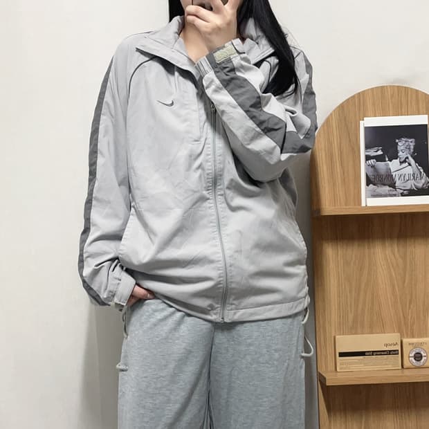 [정품] 나이키 그레이 띠줄 바막 [ M ]