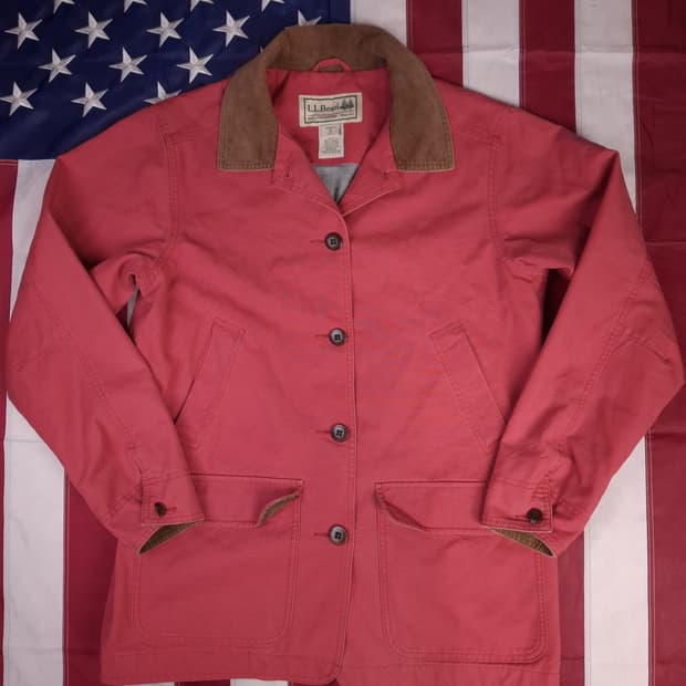 오리지날 90's L.L.Bean 엘엘빈 캔버스코튼 헌팅자켓
