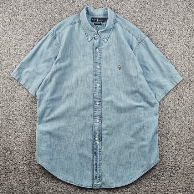 폴로랄프로렌 데님 반팔 셔츠 ( XL ) / 12534