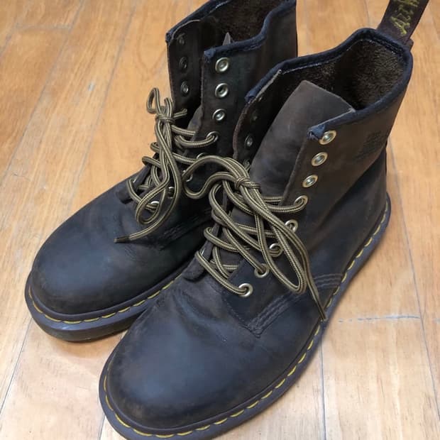 닥터마틴 워커부츠 오일브라운