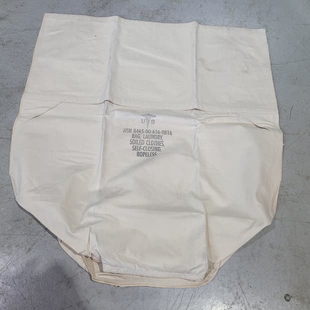 미군 빈티지 캔버스 세탁 가방