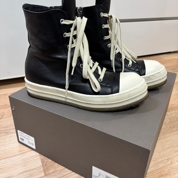 [42] 릭오웬스 25FW 라몬즈 하이 크레페솔