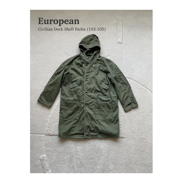 유로피안 시빌리언 덱 쉘 파카 (105)