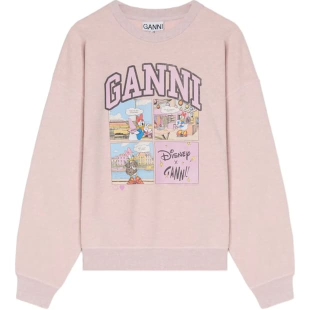 Ganni X Disney collab 맨투맨 스웻셔츠