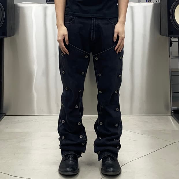 와이 프로젝트 스냅 오프 데님 팬츠