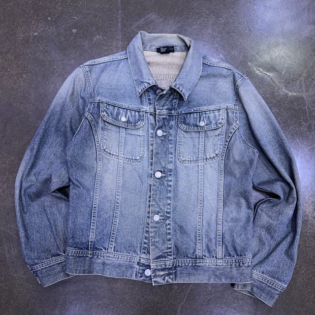 디젤 빈티지 워싱 데님자켓 청자켓 S