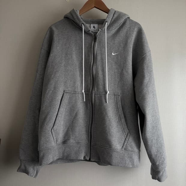 나이키NRG 솔로스우시 후드집업 그레이 2XL