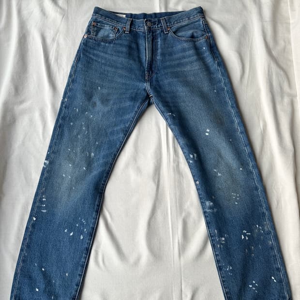 리바이스 551Z 페인팅 커스텀 데님팬츠 31