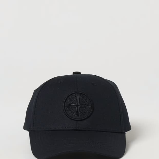 스톤아일랜드 로고자수 볼캡모자