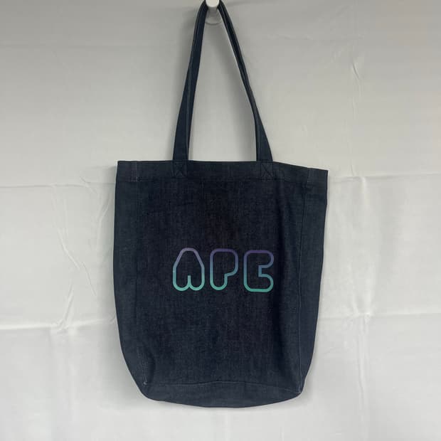 APC 아페쎄 데님 에코백