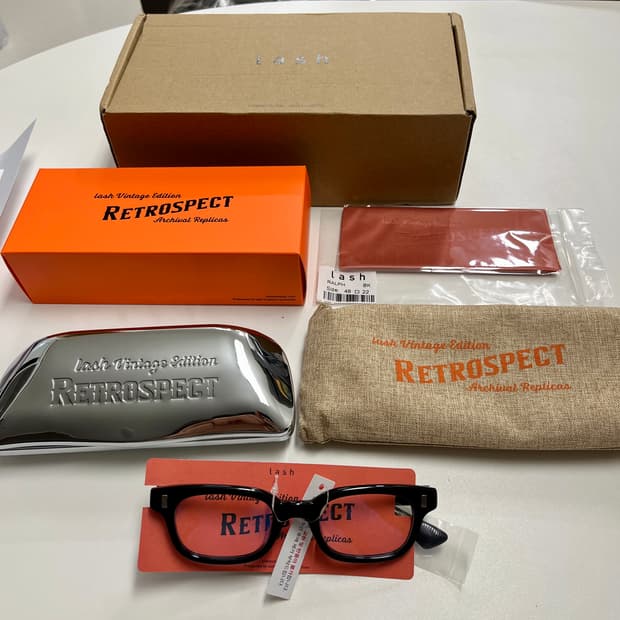 래쉬 랄프 안경 48사이즈 블랙