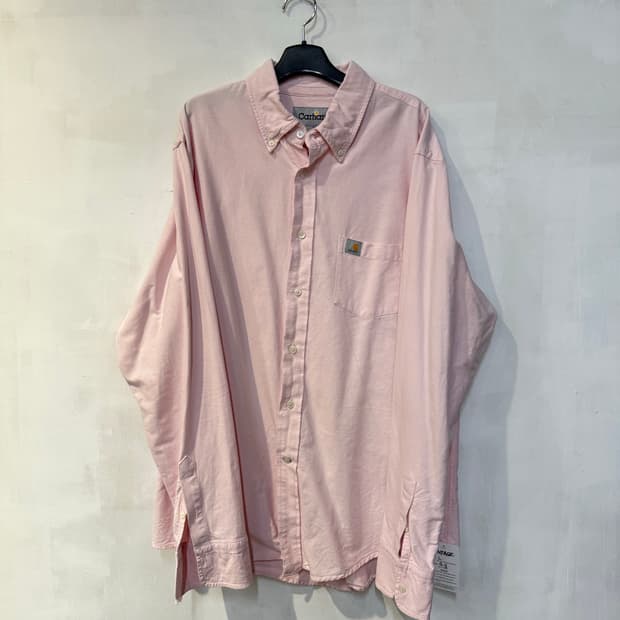 칼하트 핑크 긴팔셔츠
