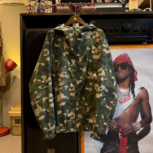 노스페이스 노벨티 미드로고 바람막이 XL