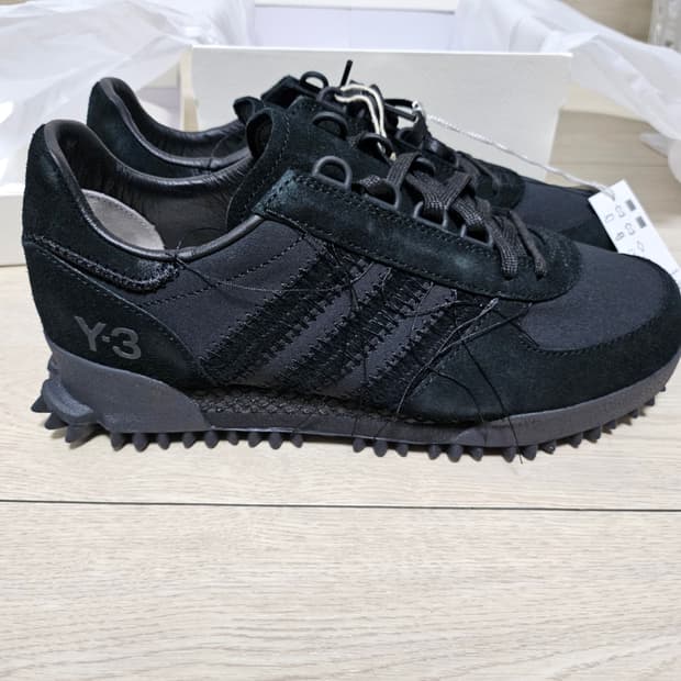 (새상품) 아디다스 요지 야마모토 Y-3 마라톤 트리플 블랙