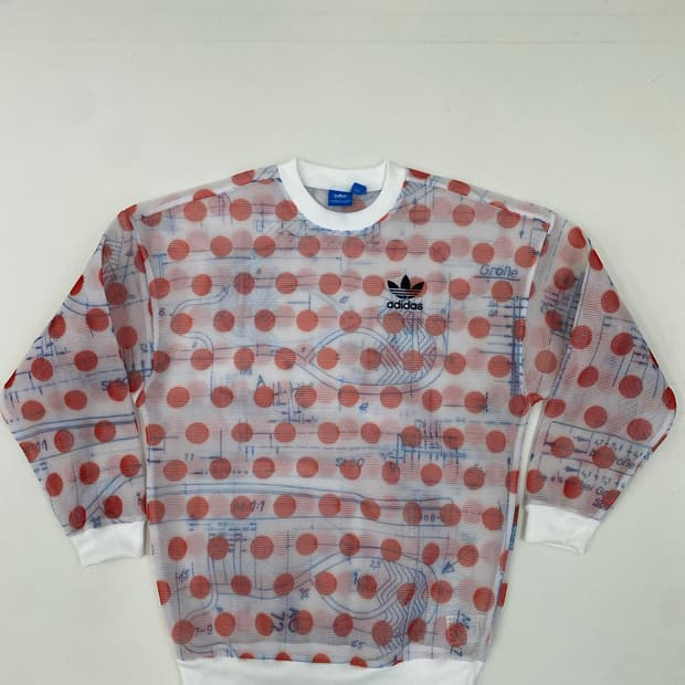 아디다스 오사카 메쉬 맨투맨 85 (오버핏)