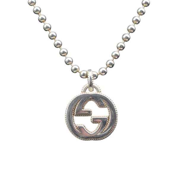 구찌 925실버 인터로킹 목걸이