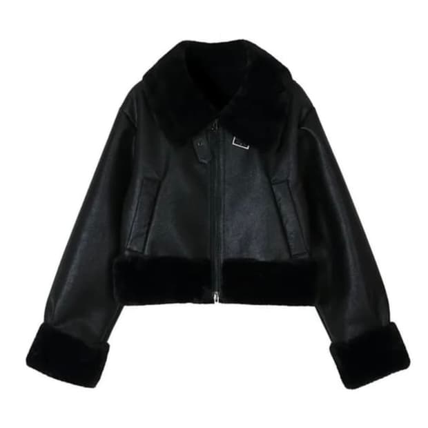 보헤미안서울 하이넥 무스탕 23fw