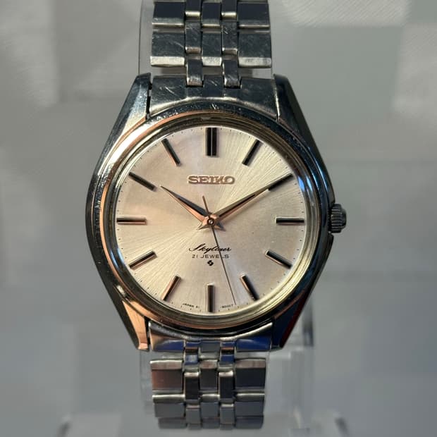 빈티지 세이코 스카이라이너 6100 수동 손목시계