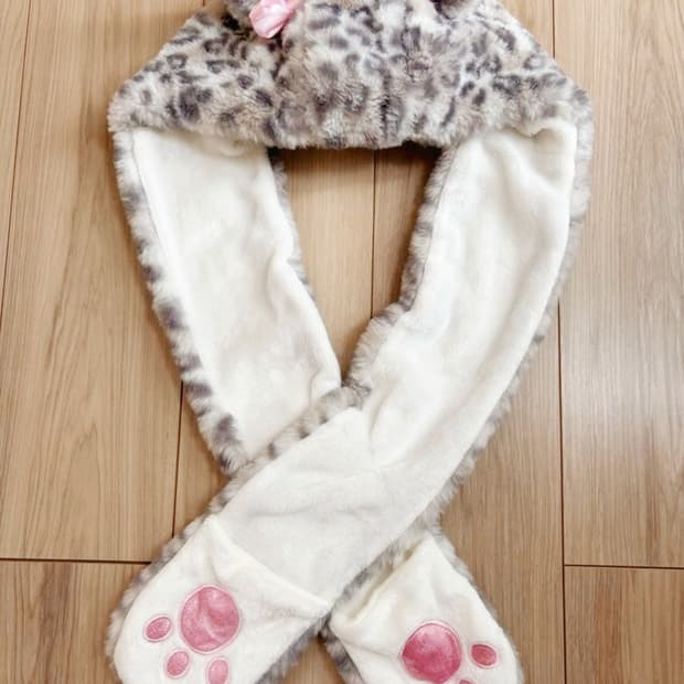 빈티지레오파드호피리본모자 달천대장y2k그런지페어리로리타고딕유니크히메갸루