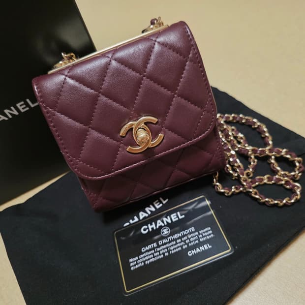 샤넬 트렌드 cc 미니백