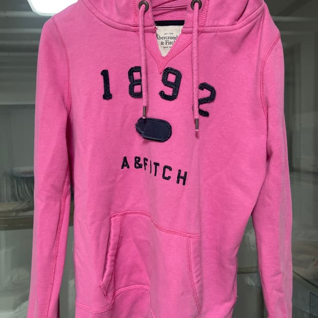 아베크롬비 핑크 후드티