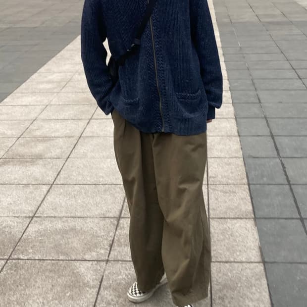 폴로 데님앤서플라이 숄 카라 집업 xxl