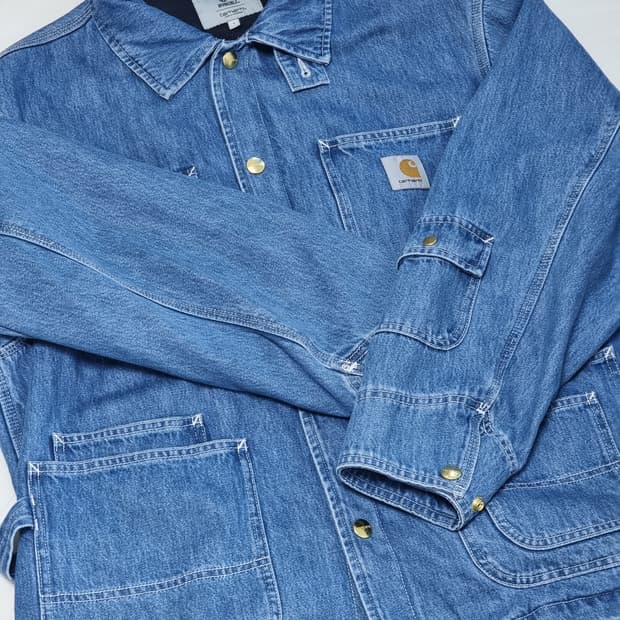 칼하트윕 인빈시블 데님 초어 코트