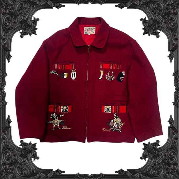 embroidered wool jacket