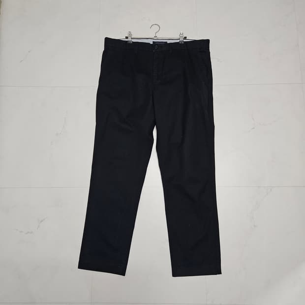36 타미힐피거 블랙 치노팬츠 면바지