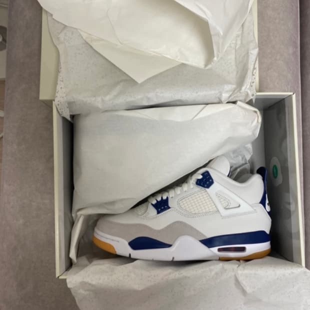 [275] 나이키 SB x 조던4 네이비