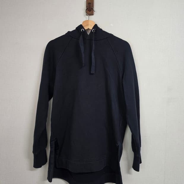 코스 여성 네이비 기모 후드티 M