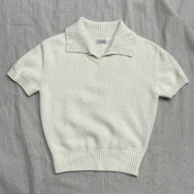 아비에무아 메리노울 카라 니트2