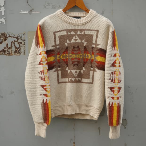 70s Jc penney 사우스웨스턴 패턴 니트