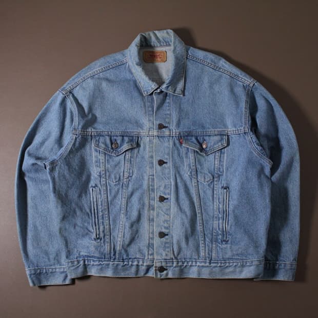 90s Levi’s 70507 USA 빅핏 트러커 데님자켓 L028