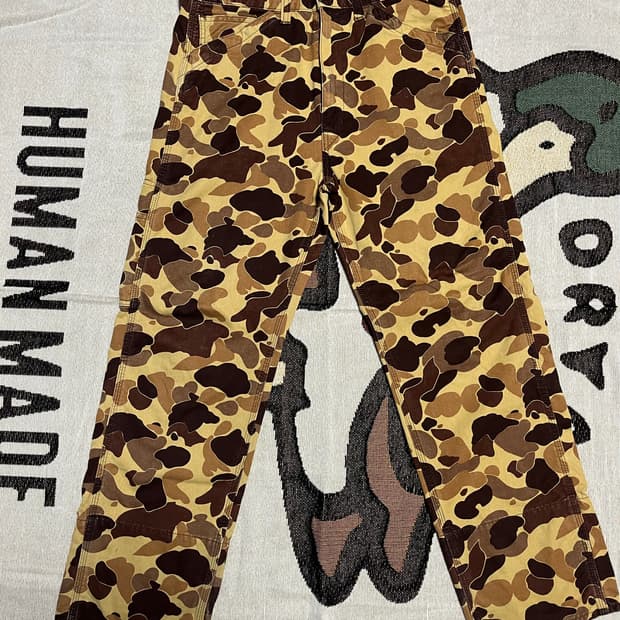 준야와타나베 꼼데가르송 디키즈 카모팬츠 S