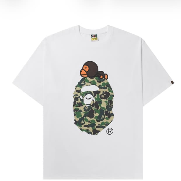 베이프ABC 카모 마일로 온 빅 에이프 티셔츠