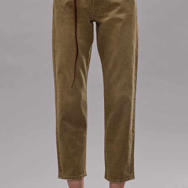 R13 올리브 그린 로우라이즈 팬츠 (25)