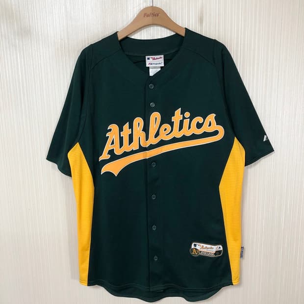 MLB 마제스틱 오클랜드어슬레틱스 어센틱유니폼/져지 M #53