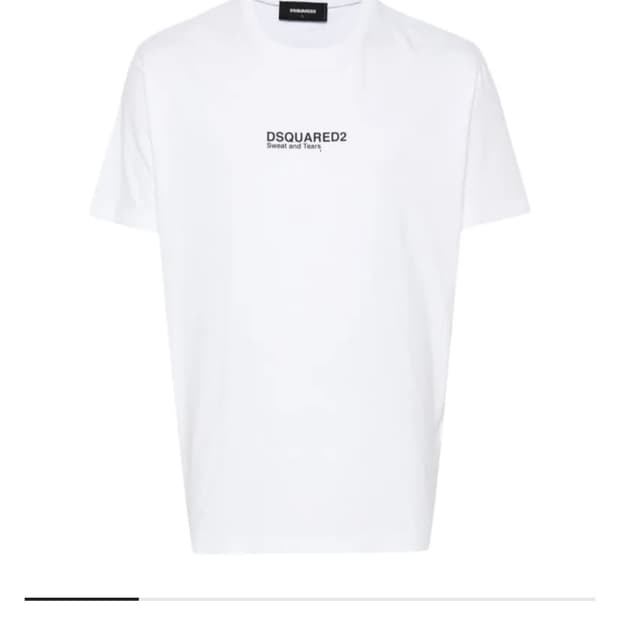DSQUARED2 24SS 로고 프린트 반팔 티셔츠
