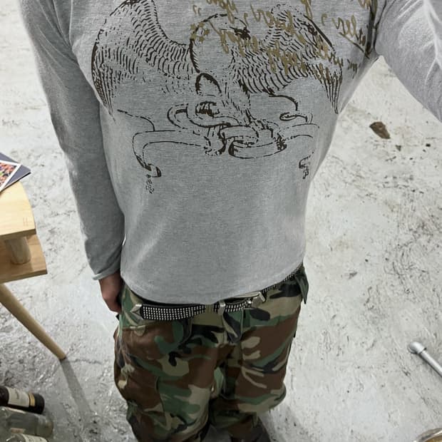 vtg punk long tee