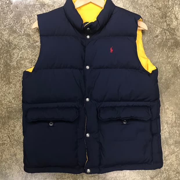 폴로 랄프로렌 리버시블 패딩 조끼